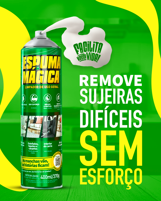 Espuma Mágica Aerossol 400 ml
