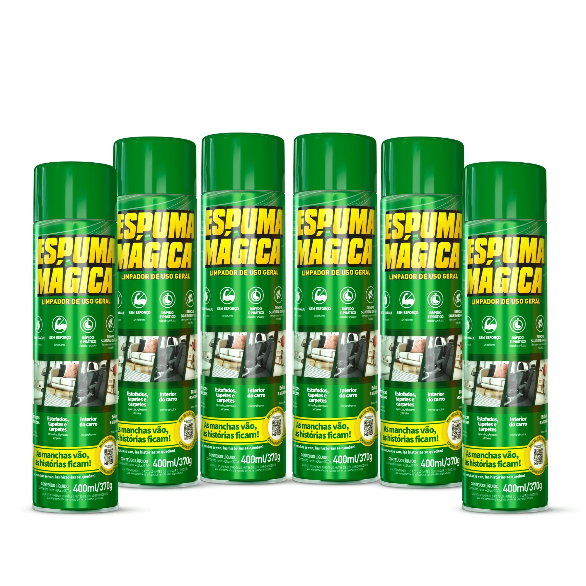 SUPER KIT (ESPUMA MÁGICA AEROSSOL 6 UN.)