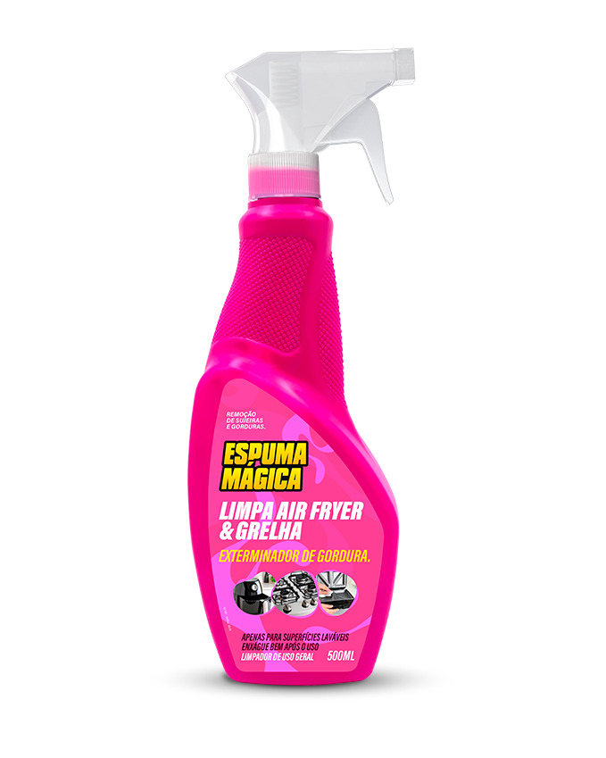 Espuma Mágica Limpa Air Fryer e Grelha 500ml