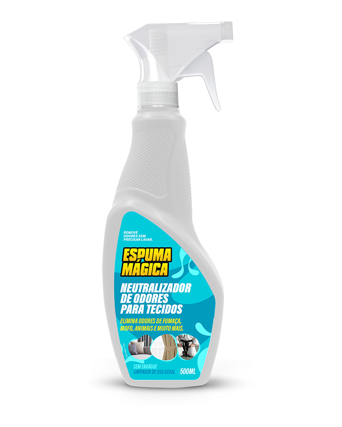 Espuma Mágica Neutralizador de Odores para Tecidos 500ml